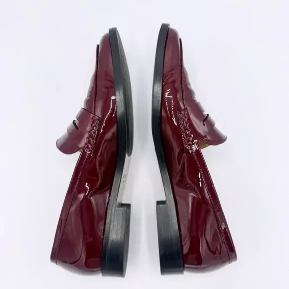 The Fold Carrara Loafer 25 Patent Oxblood Leather (Size 40) - Picture 6 of 10